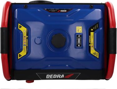 Генератор DEDRA, максимальна потужність 8,3 кВт (8000 Вт), двигун 459 см з мідною обмоткою, 1 x 400 В, 1 x 230 В. Аварійне джерело живлення для будинків, садів, кемпінгів або інших застосувань. 8,0 кВт