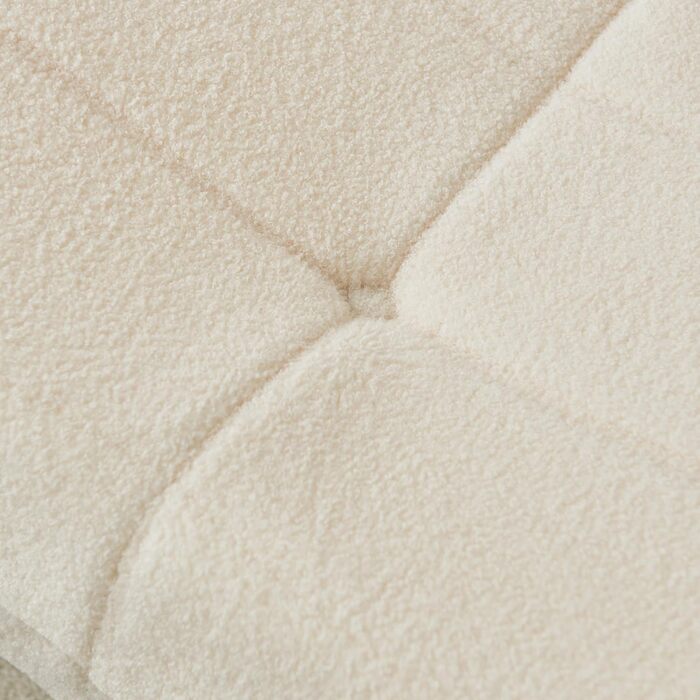 Диван-мішок okwish, підлогове крісло зі спинкою, зручне крісло для читання XXL, лінивий диван, крісло-мішок для спальні та вітальні, крісло-реклайнер бежевого кольору, плюшевий мишка