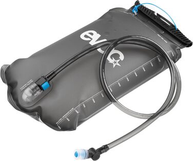 Гідратор EVOC 3L Carbon Grey (надійний питтєвий міхур з гнучкою трубкою та клапаном для ковтка, легко миється, об'єм 3 літри)