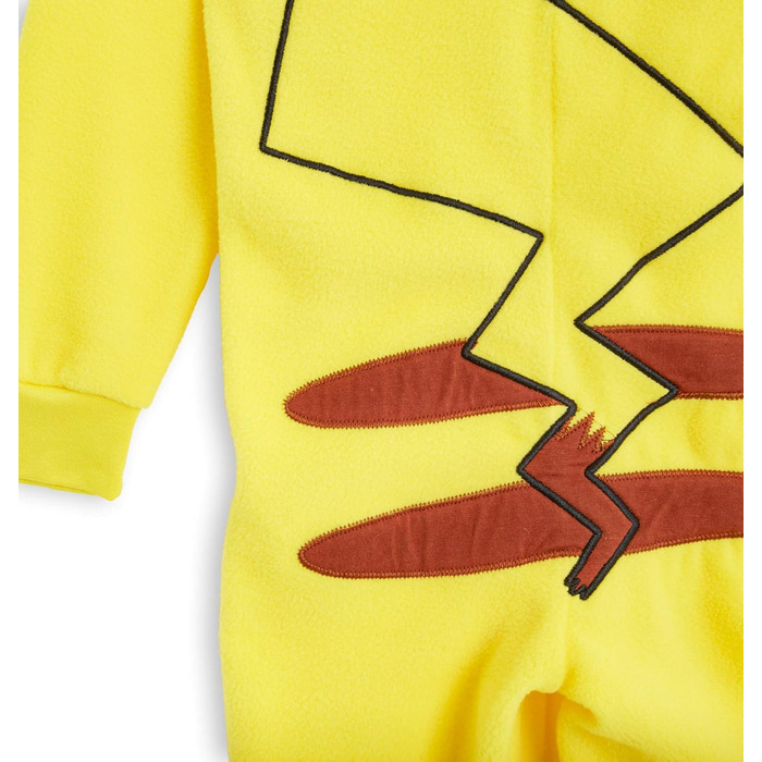 Дитячий флісовий комбінезон з покемонами та Пікачу, жовтий, для хлопчиків 11-12 років