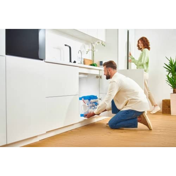 Система зворотного осмосу Pure Aquacalcium, фільтр для води з мінералізацією (додавання кальцію), система фільтрації питної води з підключенням під раковину