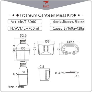 Їдальня вимірювальний набір з сумкою