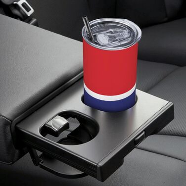 Кухоль з прямою трубочкою, дизайн прапор Гамбії, дорожній кухоль з принтом, підходить для кемпінгу, офісу та дому, 590 мл