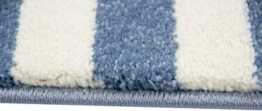 Килимок дитяча дитяча кімната для хлопчиків якір морський синій кремовий чорний розмір 200 х 290 см