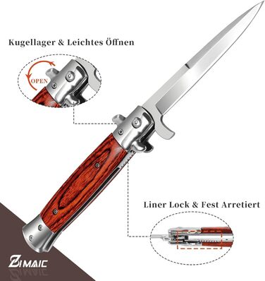 Кишеньковий ніж, гострий одноручний ніж, туристичний ніж для кемпінгу, виживання, риболовлі, подарунок для чоловіків, колір червон