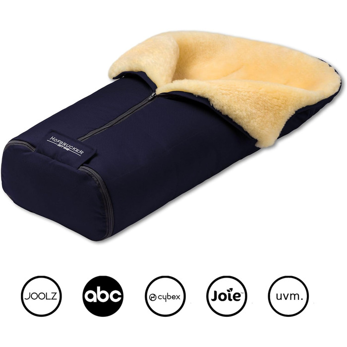 Муфта для ніг з овчини Iglu для коляски, баггі/зимова муфта дихаюча/тепла муфта для ніг вітро- та водовідштовхувальна, один розмір