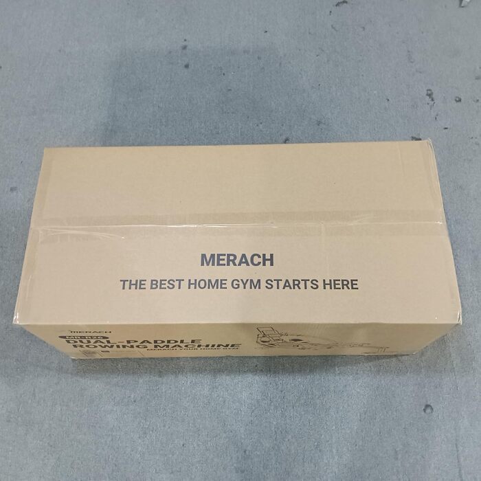 Гребний тренажер MERACH для домашнього використання, інноваційне подвійне весло з кількома режимами тренувань, тренування всього тіла з додатком MERACH, понад 1000 чемпіонських трас, імітує справжнє веслування