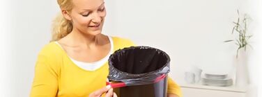 Пакетів для сміття Swirl з кріпильною стрічкою, кожен об&39ємом 35 літрів / пакети для сміття / пакети для сміття / пакети зі шнурком, 10