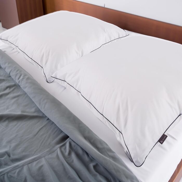 Подушки KALIOPE на блискавці 80 x 80 см, 2 шт. Гіпоалергенні подушки для сну Подушки для сну на боці Подушки для сну Готельної якості 2x80x80 із блискавкою