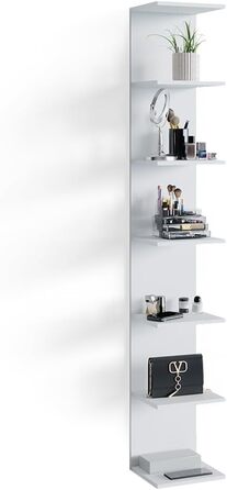 Настінна полиця Vicco Paolo, підвісна полиця, біла, 30 x 190 см, одинарна