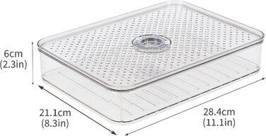 Двошарова коробка для сиру з кришкою контейнер для зберігання сиру, що штабелюється, прозора коробка для зберігання сиру, ковбас, ковбас та інших продуктів у холодильнику, двошаровий контейнер для зберігання сиру на кухні