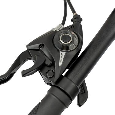 Дюймовий гірський велосипед, 21-швидкісний дорослий велосипед, регульована висота 92-97 см, вантажопідйомність 150 кг, складаний