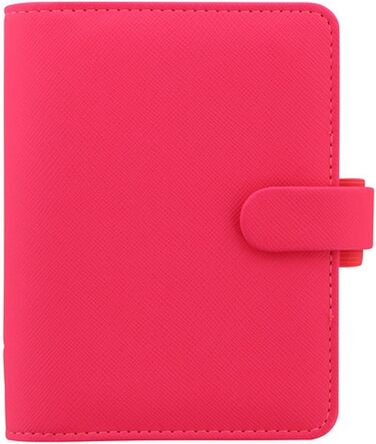 Троянда органайзера Filofax Pocket Saffiano fluro рожева