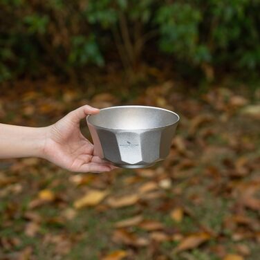 Титанова кемпінгова чаша iBasingo 800 мл, легка, з подвійними стінками, для походів на свіжому повітрі, стійка до опіків, іржі, портативна, для походів, подорожей, дому (срібляста) Ti1175T 800 мл срібляста Ti1175t