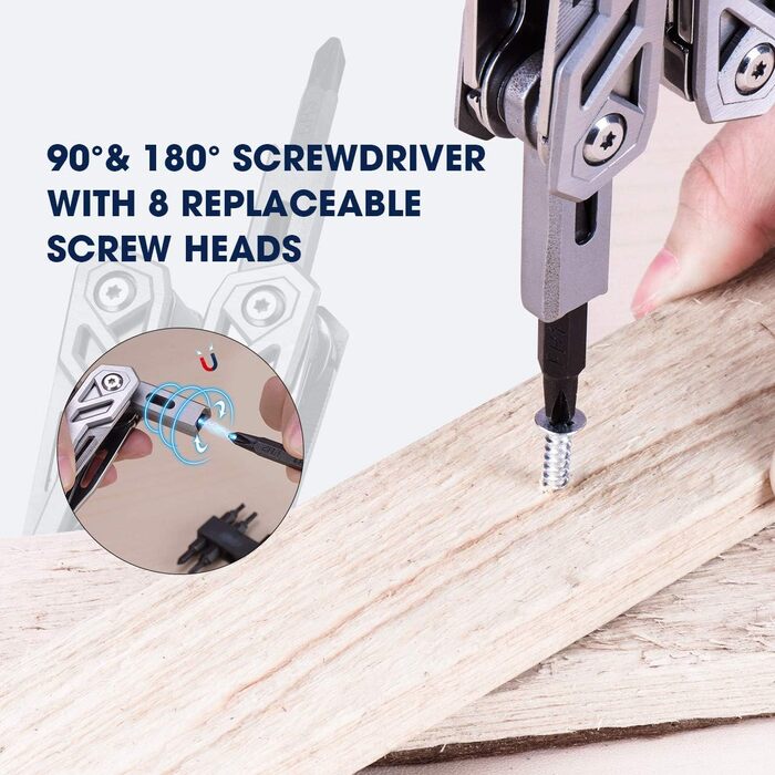 Подарунки для чоловіків жінок, BIBURY Складні мультиінструменти, різдвяні подарунки інструменти, плоскогубці з відкривачкою для пл