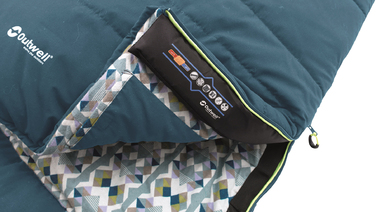 Спальний мішок Outwell Camper/0°C Blue Right (230351)