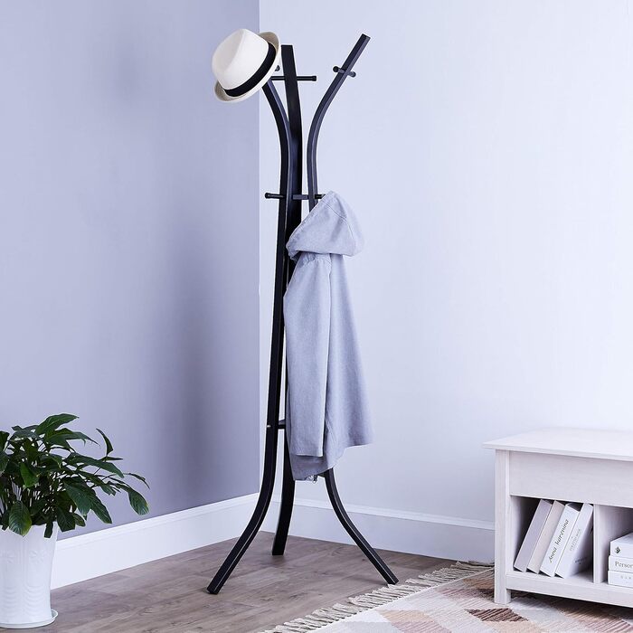 Вішалка для курток та шапок Storeo Basics, металева, чорна