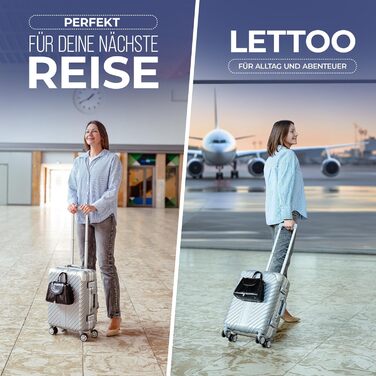 Ручна валіза 55x40x20 см з алюмінієвим каркасом Дорожня валіза на колесах - Надзвичайно стійка валіза на візках з кріпленням для ноутбука ВОДОНОТРИВНА з кутовими захисними накладками (Срібна, ручна поклажа 20 дюймів) Срібна ручна поклажа 20 дюймів