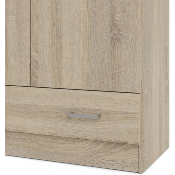 Шафа Dmora з двома дверима та однією шухлядою, кольору дуба, 79 x 35 x В171 см