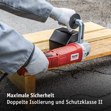 Щіткова шліфувальна машина WALTER 1300 Вт - потужна роликова шліфувальна машина, шліфувальна машина для зовнішніх робіт, сатинувал