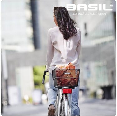 Велосипедний кошик Basil Cento WSL Чорний, 45 x 31 x 22 см Одинарний