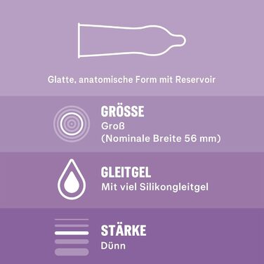 Презервативи Durex Gefühlsecht Extra Feucht, надмірно змащені, 30 шт (3×10)