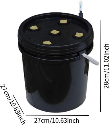 Набір систем вирощування в відрах Набір відер для внутрішнього та зовнішнього використання