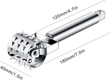 Розпушувач м'яса/Тендерайзер MYLERCT, 19 см, з нержавіючої сталі