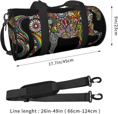 Дорожня сумка з квітковим візерунком, етнічний стиль, спортивна сумка для чоловіків та жінок, сумка-мішок, спортивна сумка