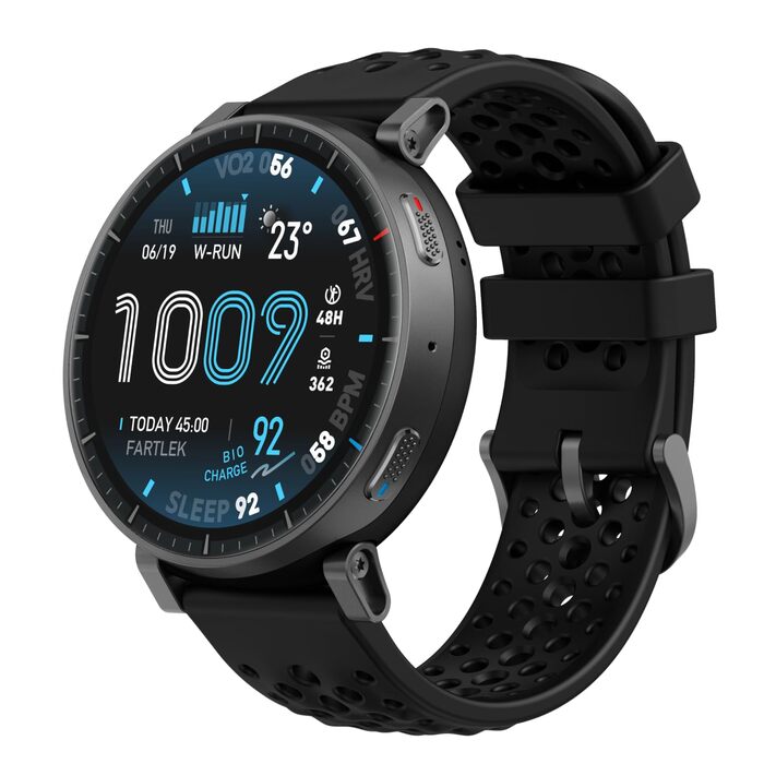 Розумний годинник Amazfit Active Max з 1,5-дюймовим AMOLED-дисплеєм, 25-денним часом автономної роботи, офлайн-картами, NFC, GPS, 4 ГБ пам&39яті, понад 170 спортивними режимами, водонепроникністю 5 атм, відстеженням серцевого ритму та сну для Android та i