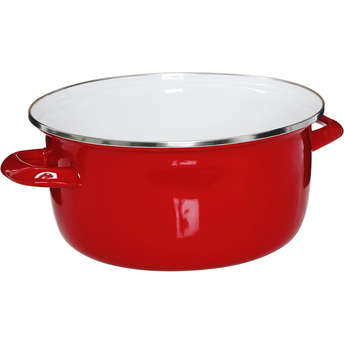 Фритюрниця Premier Housewares 102114 Deep Fryer, емальована, 5 літрів, червона, 33 x 27 x 16 см Червона фритюрниця