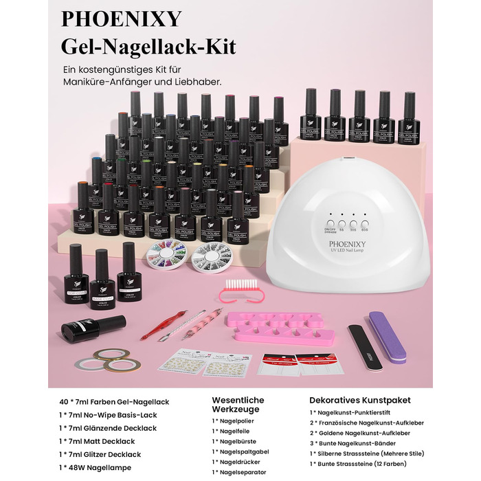 Стартовий набір Phoenixy (40 кольорів)