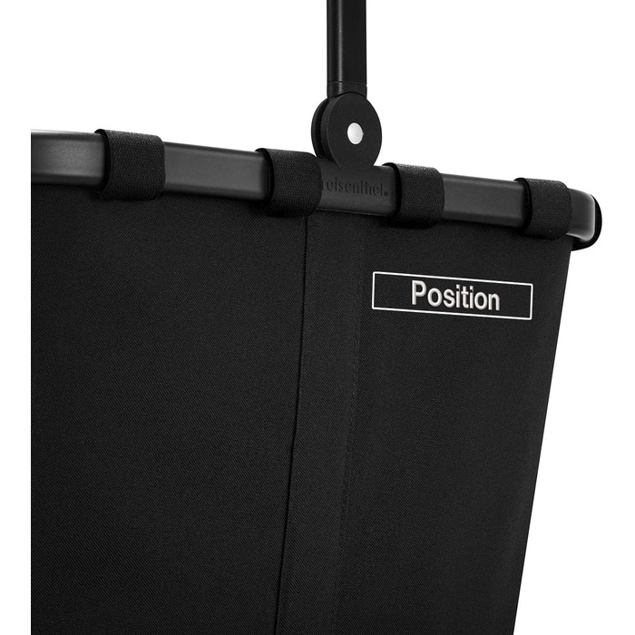 Сумка для перенесення в чорному кольорі - Міцний кошик для покупок з великою кількістю місця для зберігання та практичною внутрішн