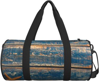 Вінтажна спортивна сумка-мішок для подорожей, чоловіча та жіноча, дерев'яна фактура, ідеальна для літа та активного відпочинку