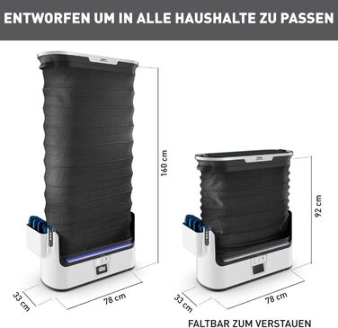 Повністю автоматичний паровий випрямляч розгладження та дезінфекція до 99,99 потужна пара дбайливе сушіння зменшує неприємні запах