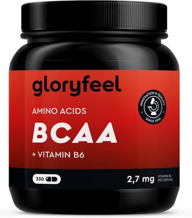 Капсули BCAA 330 - незамінні амінокислоти лейцин, валін та ізолейцин плюс вітамін B6