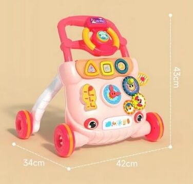 Масштабовані ходунки для малюків, подарунок для хлопчиків та дівчаток, іграшка для активності та розвитку, іграшка для ходьби (зелена)