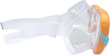 Дитячий набір для підводного плавання, силіконова маска для дайвінгу із захистом від протікання та запотівання, суха трубка, силіконовий матеріал, набір для підводного плавання для хлопчиків та дівчаток, &quotЗнайди свого Немо&quot - синій/помаранчевий