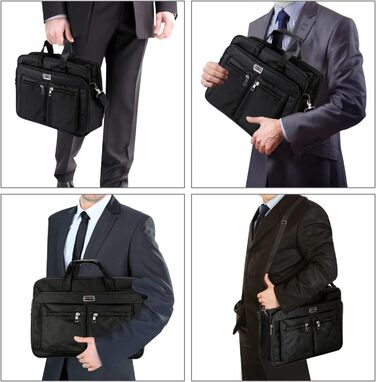 Сумка для ноутбука, 38,1 см (15/17 дюймів), водонепроникна, протиударна, легка, сумка через плече, сумка-месенджер, сумка для ноут