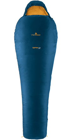 Спальний мішок Ferrino Lightec SM 1100/-3°C Blue/Yellow Left (86650IBB)