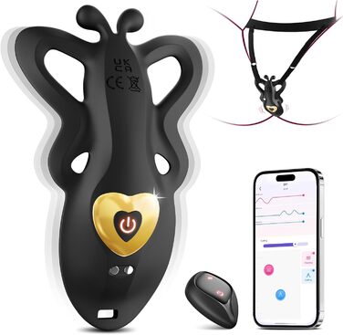 Вібратор “Метелик” Tagnaff для жінок, з APP-керуванням