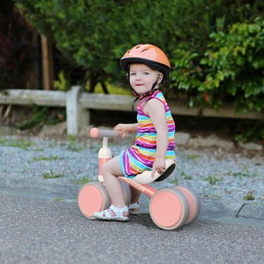 Дитячий баланс велосипед від 1 року баланс велосипед іграшка з 4 колесами для 10-24 місяців дитини, перший баланс велосипед для хл