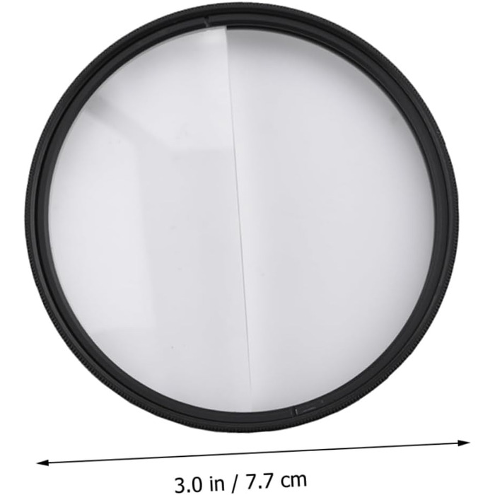 Набір з розділеними діоптрійними призмами. Фотографічні діоптрійні призми. Обєктив калейдоскопа зі скла. Фотографічні розділені діоптрійні призми. Призми для фотокамер. Обєктив камери з фільтром., 1