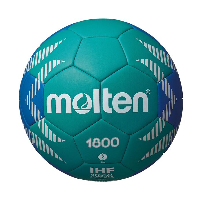 Тренувальний м&39яч Molten Handball HA1800-GB IHF, зелений/синій, розмір 2, 3