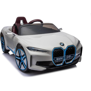 Електричний дитячий автомобіль, дизайн як у BMW i4 - ліцензований - акумулятор 12V7A, 2 двигуни - пульт дистанційного керування 2.