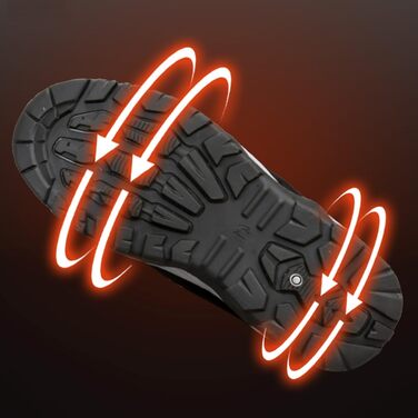 Універсальні жіночі чоловічі унісекс зимові чоботи теплі підкладкові снігові чоботи зимове взуття зимові короткі чоботи водонепроникні на відкритому повітрі нековзні розмір 43 EU чорний