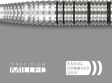 Набір дротиків Target Darts EXO Edition зі сталевим наконечником 90 вольфраму Набори дротиків зі сталевим наконечником, дротики Swiss Point з ручками Pro Grip та 6 деками, інструмент SP у комплекті Професійні набори дротиків 24 г EXO 02