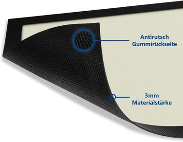 Килимок для дверей Print Royal - Персоналізуйте свій килимок за допомогою власного фото - Різні розміри від 60 см до 120 см - Нековзний, 60 x 40 см з гумовою каймою