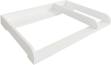 Пеленальний блок сумісний з комодами Hemnes тощо. 108x80x10 см біле дерево МДФ пеленальний блок преміум-класу з роздільною перегор