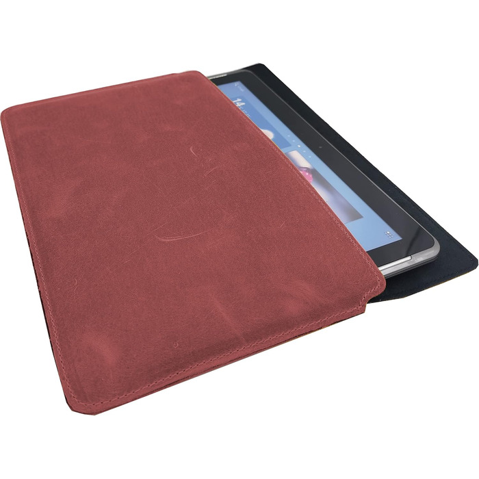 Шкіряний чохол для ноутбука MOELECTRONIX REAL підходить для Dell Latitude 5320 захисний шкіряний чохол Slim Tab з магнітним застіб